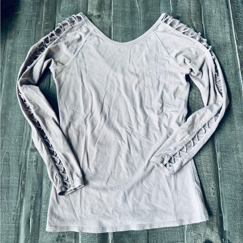 Free People Anthropologie Movement Long Sleeve Active Workout Top S